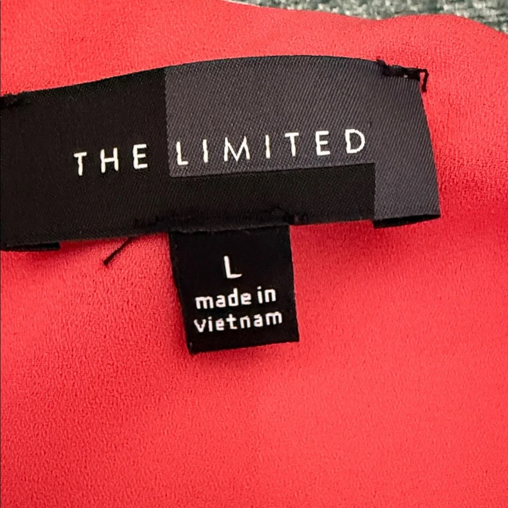 The Limited Coral and White Striped Camisole - Picture 2 of 3